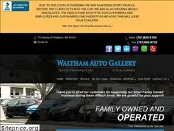 Sites similar to walthamautogallery.com