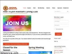 Sites similar to walthamcurling.org