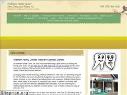 Sites similar to walthamdentalcenter.com