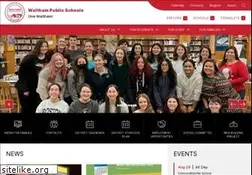 Sites similar to walthampublicschools.org