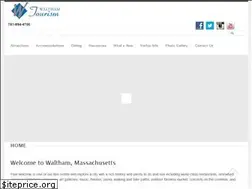 Sites similar to walthamtourism.com