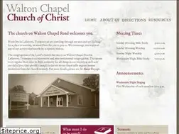 Sites similar to waltonchapelchurchofchrist.com