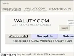Sites similar to waluty.com.pl