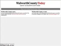Sites similar to walworthcountytoday.com