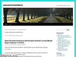 Sites similar to wanamirchambers.wordpress.com