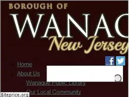 Sites similar to wanaqueborough.com