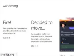 Sites similar to wander.org