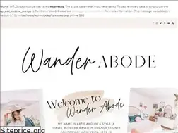 Sites similar to wanderabode.com
