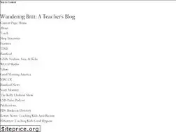 Sites similar to wanderingbritt.com