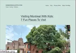 Sites similar to wanderingjustin.com