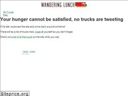 Sites similar to wanderinglunch.com