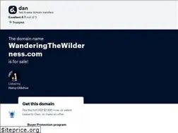 Sites similar to wanderingthewilderness.com