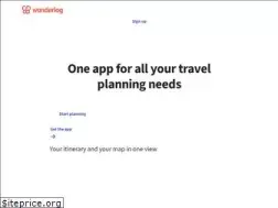 Sites similar to wanderlog.com