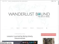 Sites similar to wanderlustbound.com