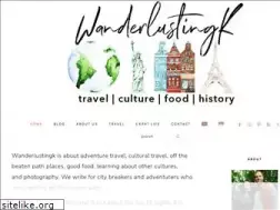 Sites similar to wanderlustingk.com