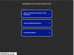 Sites similar to wanderlustlanguages.com