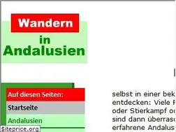 Sites similar to wandern-in-andalusien.de