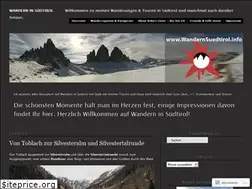 Sites similar to wandernsuedtirol.info