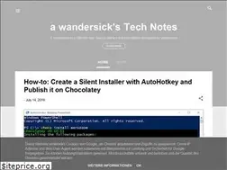Sites similar to wandersick.blogspot.com
