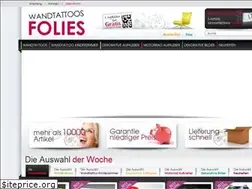 Sites similar to wandtattoos-folies.de