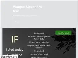 Sites similar to wanjooalexkim.com