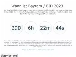Sites similar to wann-ist-bayram.de