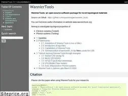 Sites similar to wanniertools.com