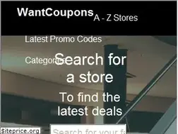 Sites similar to wantcoupons.com