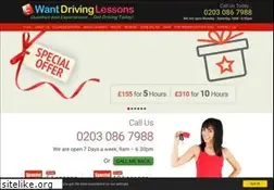 Sites similar to wantdrivinglessons.com