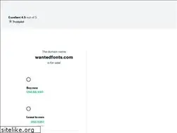 Sites similar to wantedfonts.com