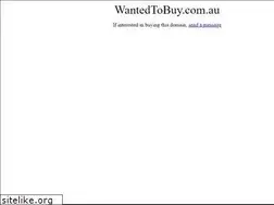 Sites similar to wantedtobuy.com.au