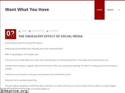 Sites similar to wantingwhatyouhave.com