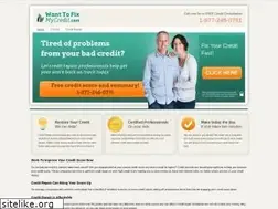 Sites similar to wanttofixmycredit.com