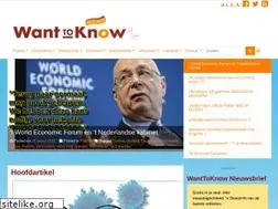 Sites similar to wanttoknow.nl