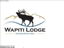 Sites similar to wapitilodge.com