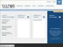 Sites similar to wapor.org