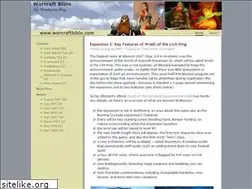 Sites similar to warcraftbible.com