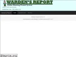 Sites similar to wardensreport.com