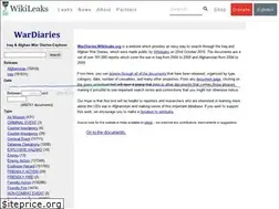 Sites similar to wardiary.wikileaks.org