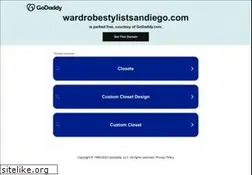 Sites similar to wardrobestylistsandiego.com