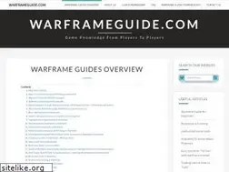 Sites similar to warframeguide.com