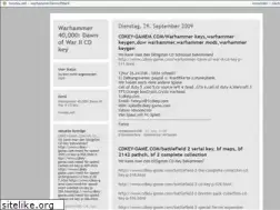 Sites similar to warhammerdawnofwarii.twoday.net