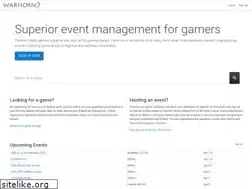 Sites similar to warhorn.net