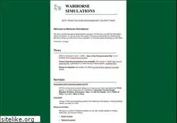 Sites similar to warhorsesim.com