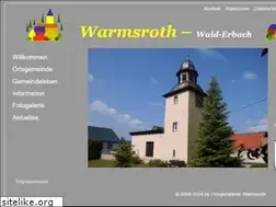 Sites similar to warmsroth.de