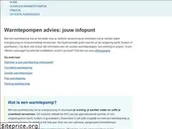 Sites similar to warmtepompenadvies.be