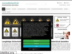 Sites similar to warnaufkleber24.de