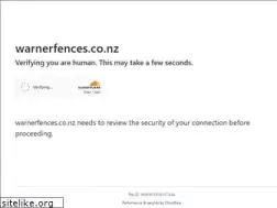 Sites similar to warnerfences.co.nz