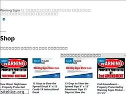 Sites similar to warningsignsstore.com