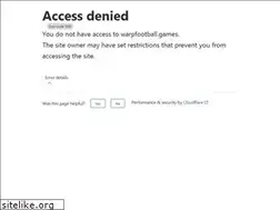 Sites similar to warpfootball.games